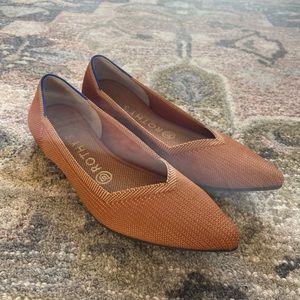 fawn colored Rothy’s